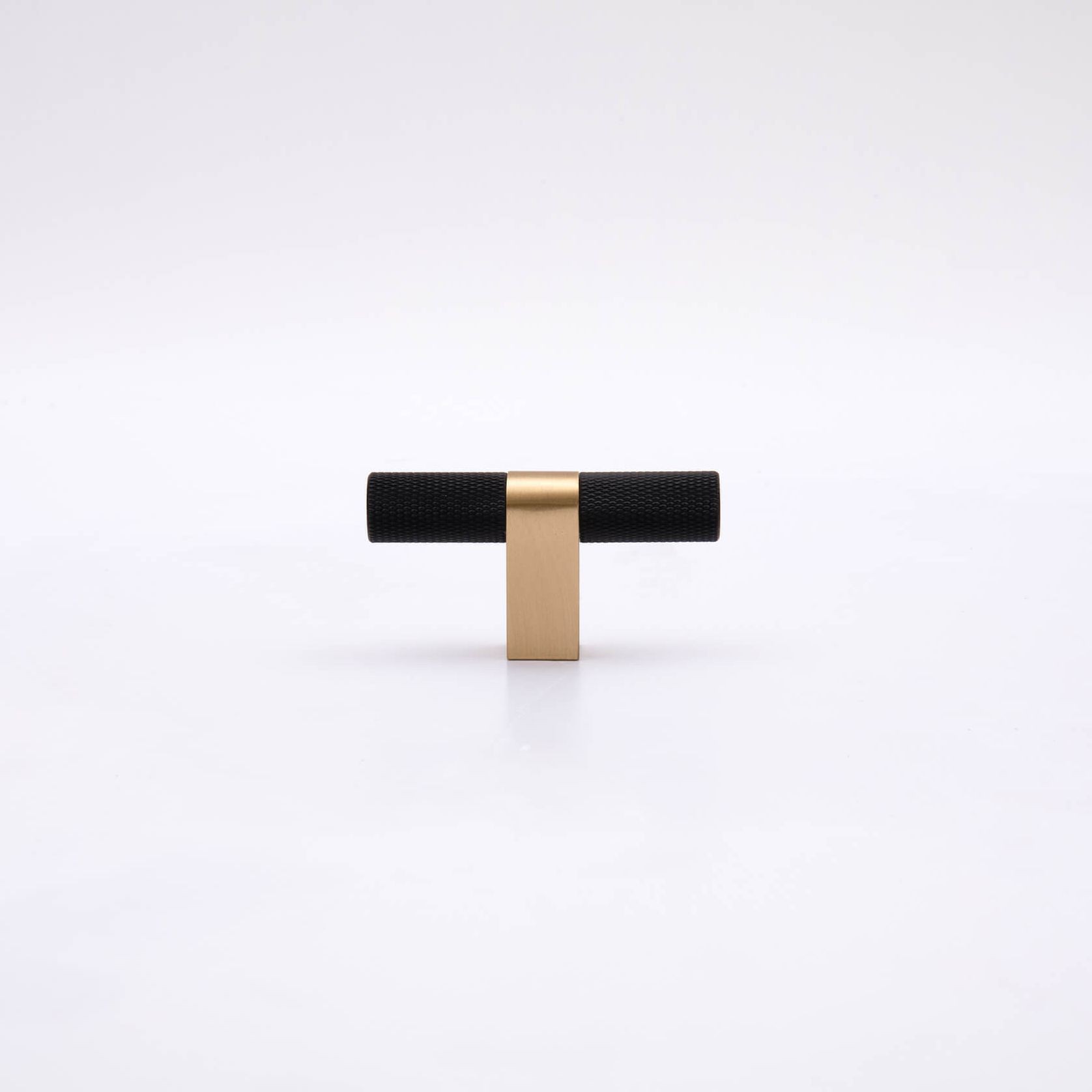 KT&CO Kitchen drawer handles matte black Brass Vaucluse gallery detail image