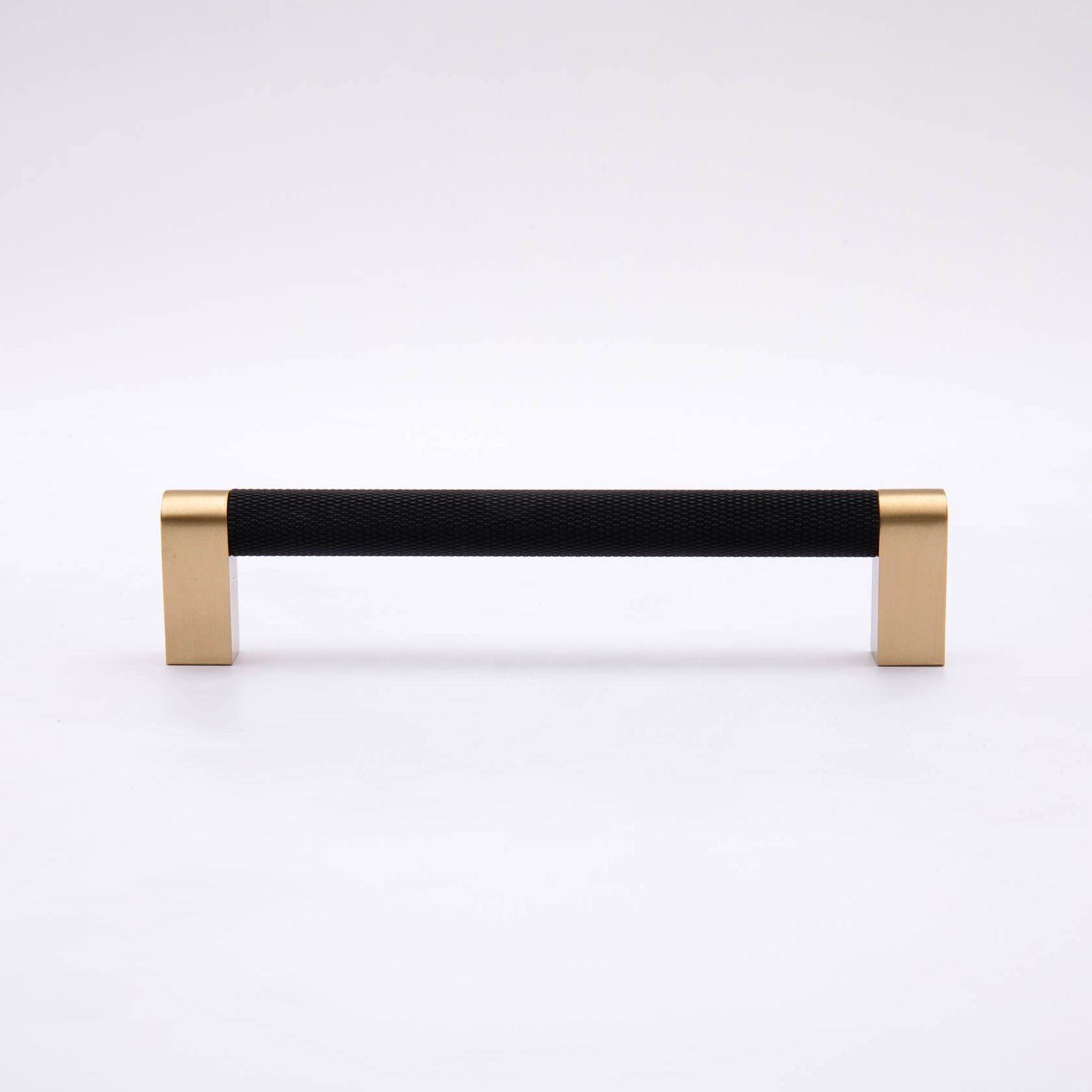 KT&CO Kitchen drawer handles matte black Brass Vaucluse gallery detail image