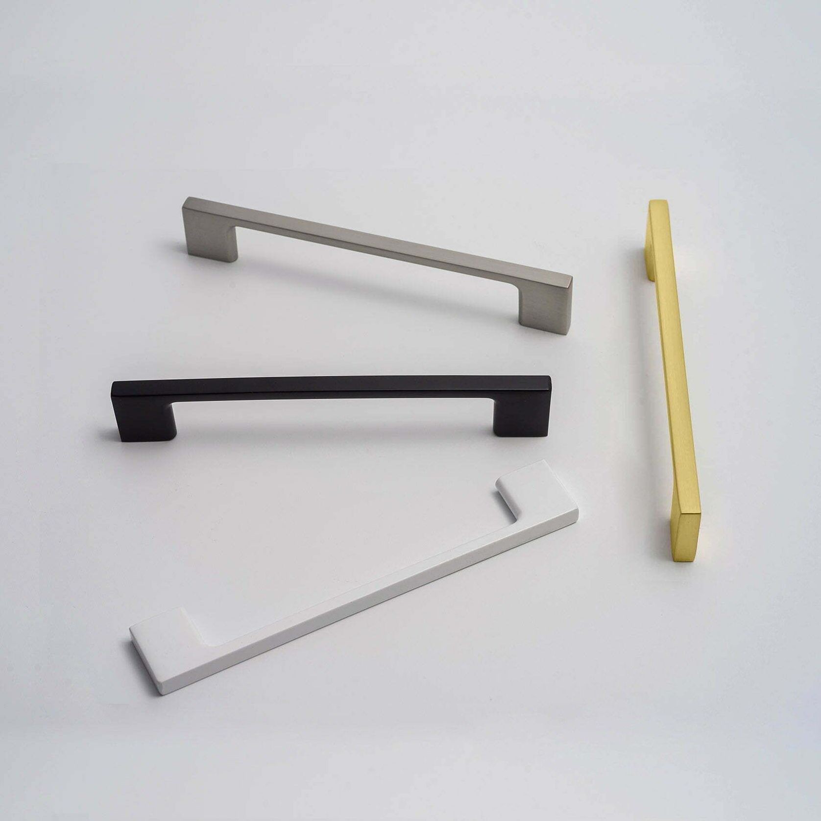 Kitchen handles ballarat Matt black /Brushed brass/Brushed nickel/Matt white gallery detail image