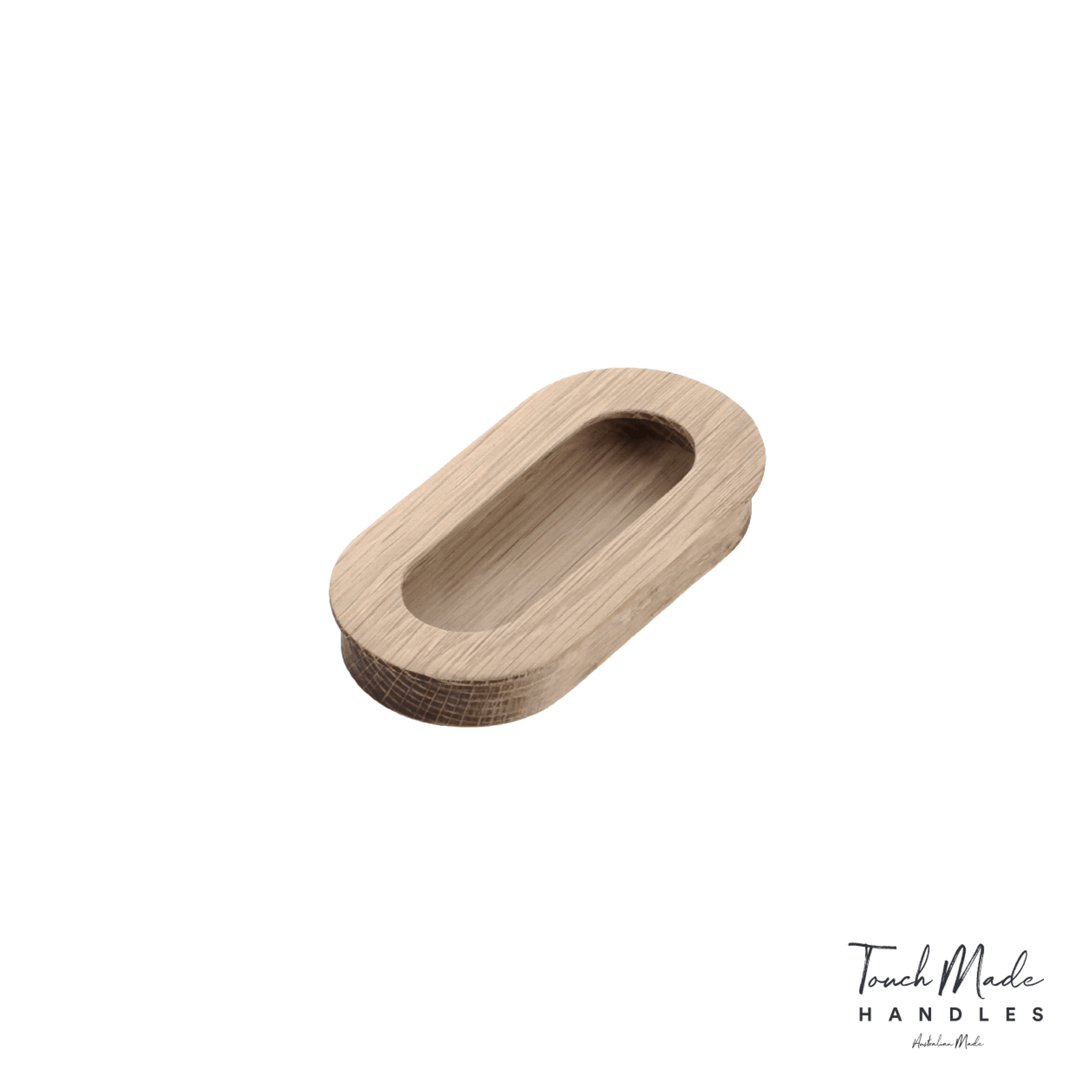 Cascade Recessed Oval Small Timber Handles gallery detail image