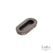 Cascade Recessed Oval Small Timber Handles gallery detail image