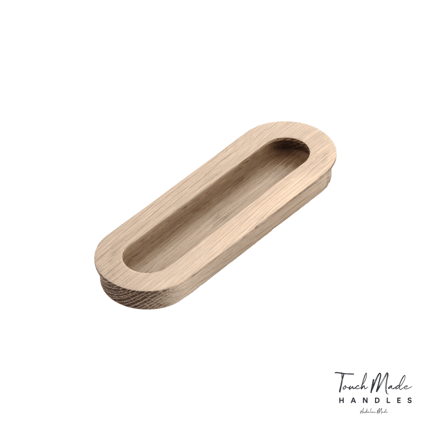 Cascade Recessed Oval Small Timber Handles gallery detail image