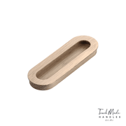 Cascade Recessed Oval Small Timber Handles gallery detail image