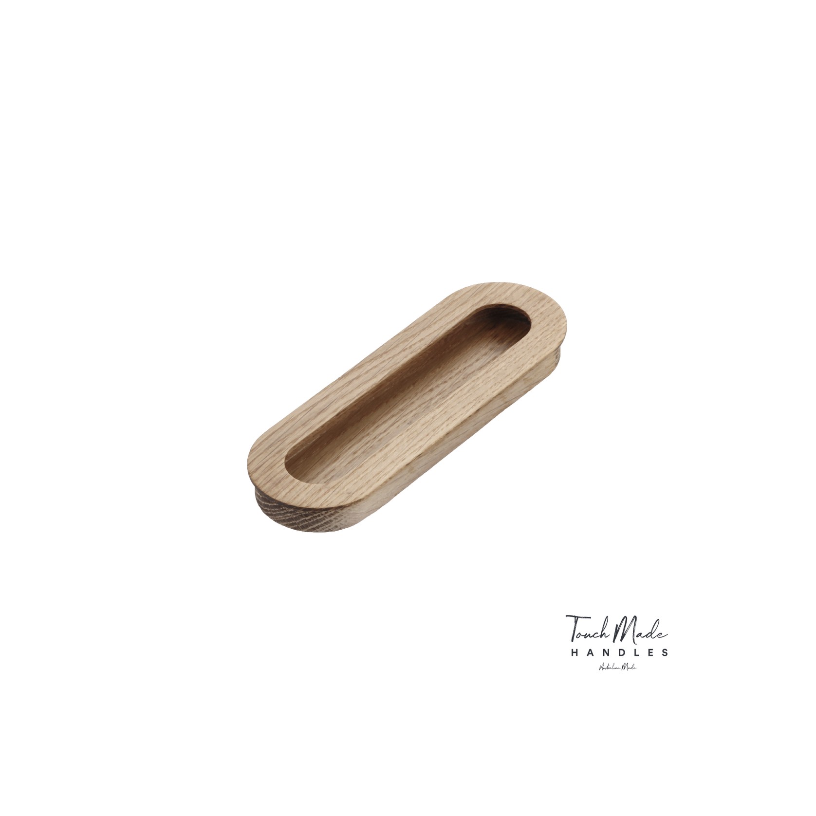 Cascade Recessed Oval Small Timber Handles gallery detail image