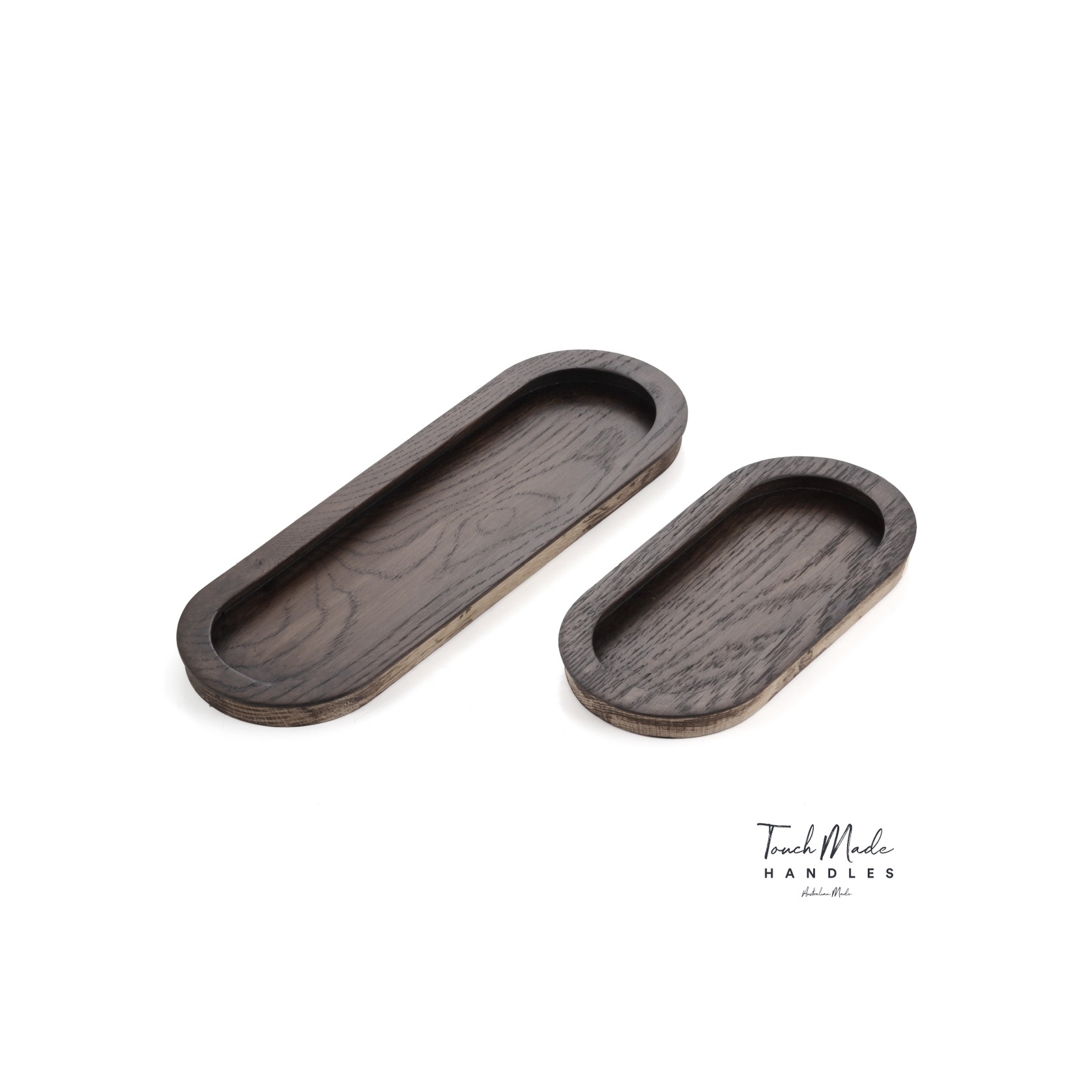 Cascade Recessed Oval Large Timber Handles gallery detail image