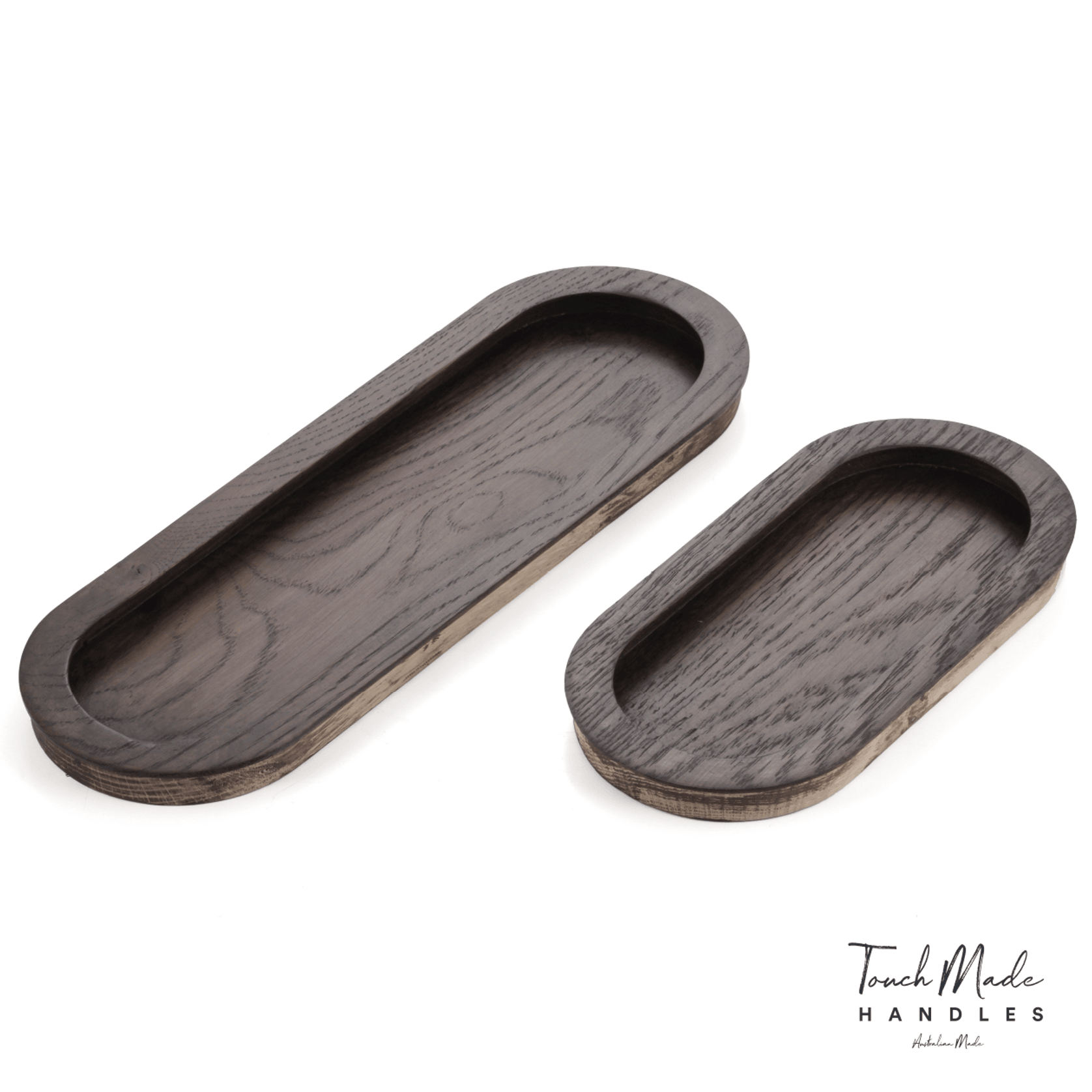Cascade Recessed Oval Large Timber Handles gallery detail image