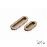 Cascade Recessed Oval Small Timber Handles gallery detail image