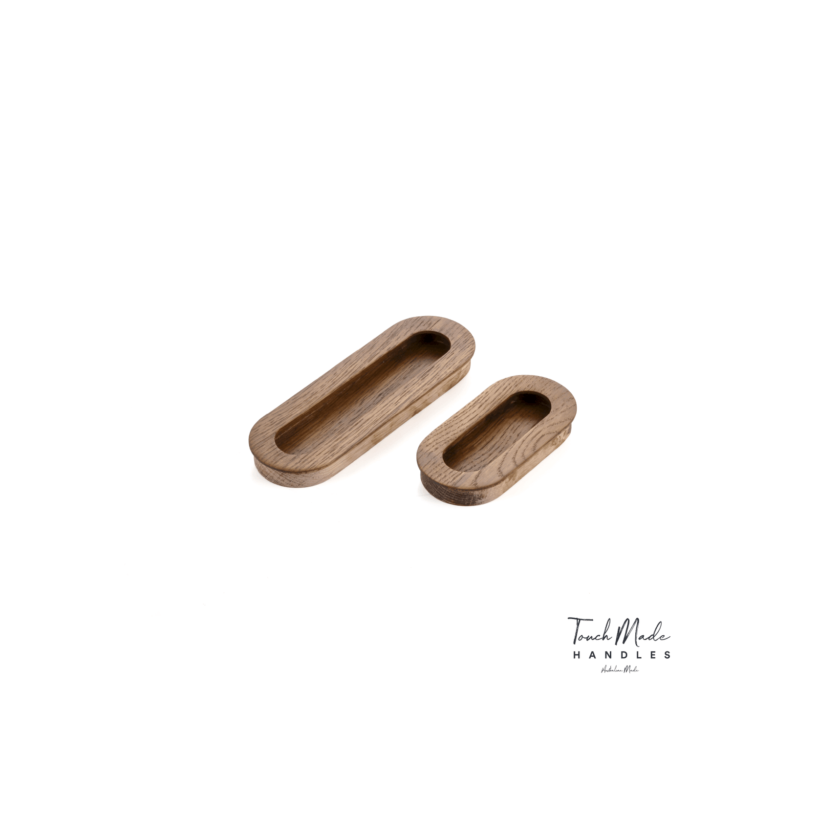 Cascade Recessed Oval Small Timber Handles gallery detail image