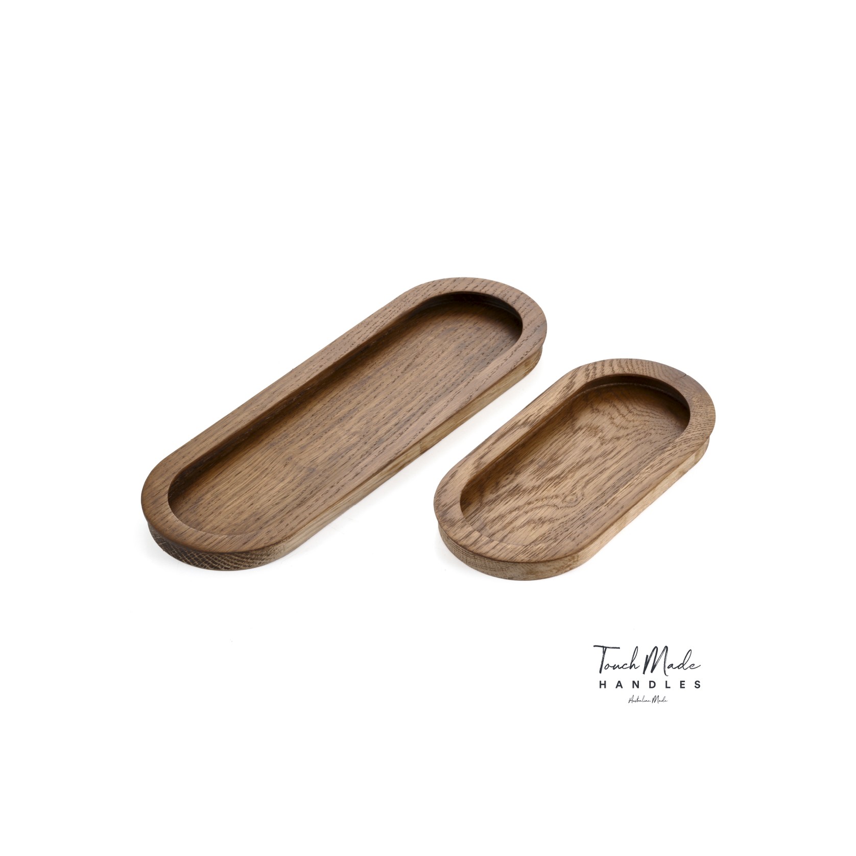 Cascade Recessed Oval Large Timber Handles gallery detail image