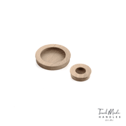 Cascade Recessed Round Timber Handles gallery detail image