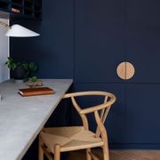Flat Half Moon - Timber Door Handle - TDH002 gallery detail image
