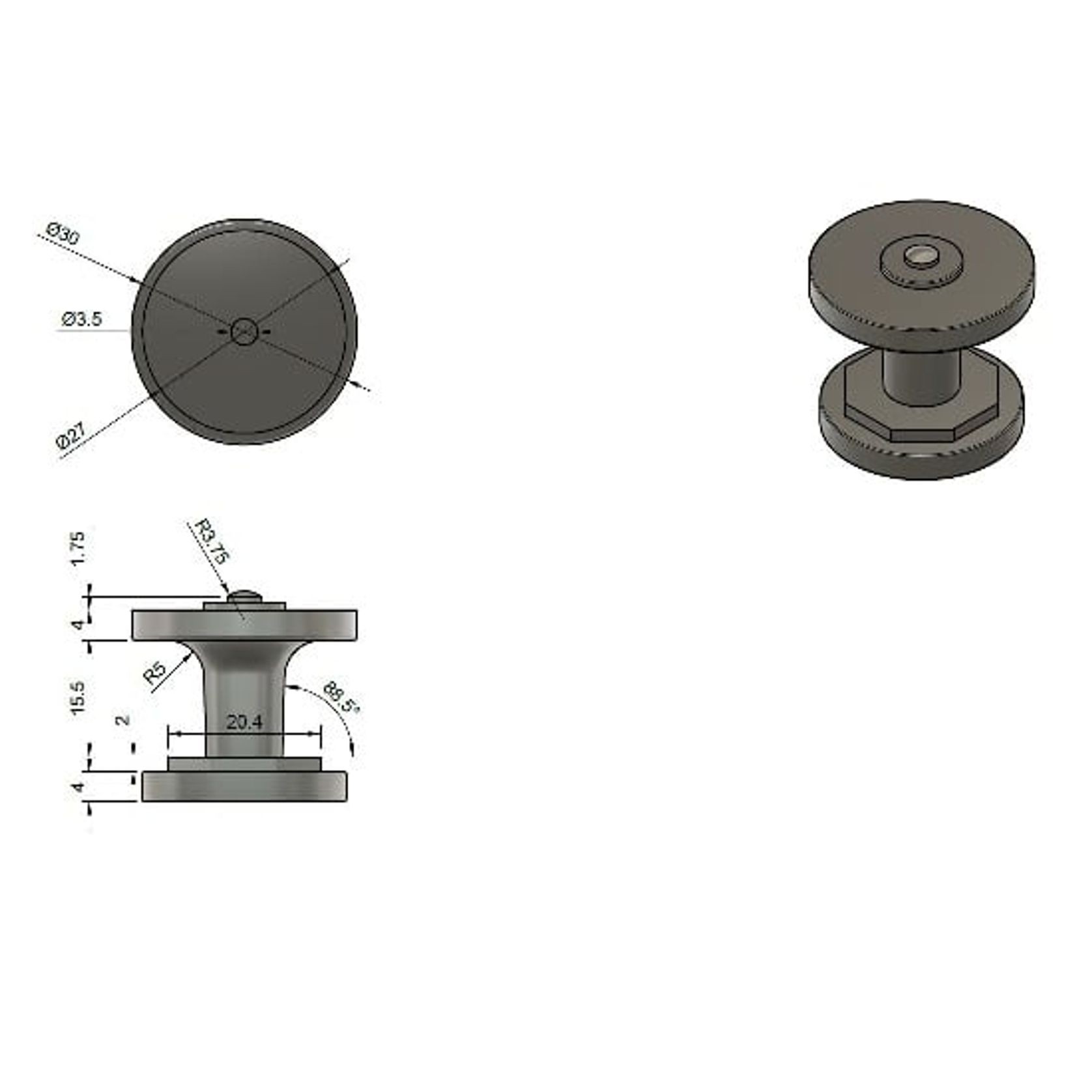 Gaziano D Handle gallery detail image