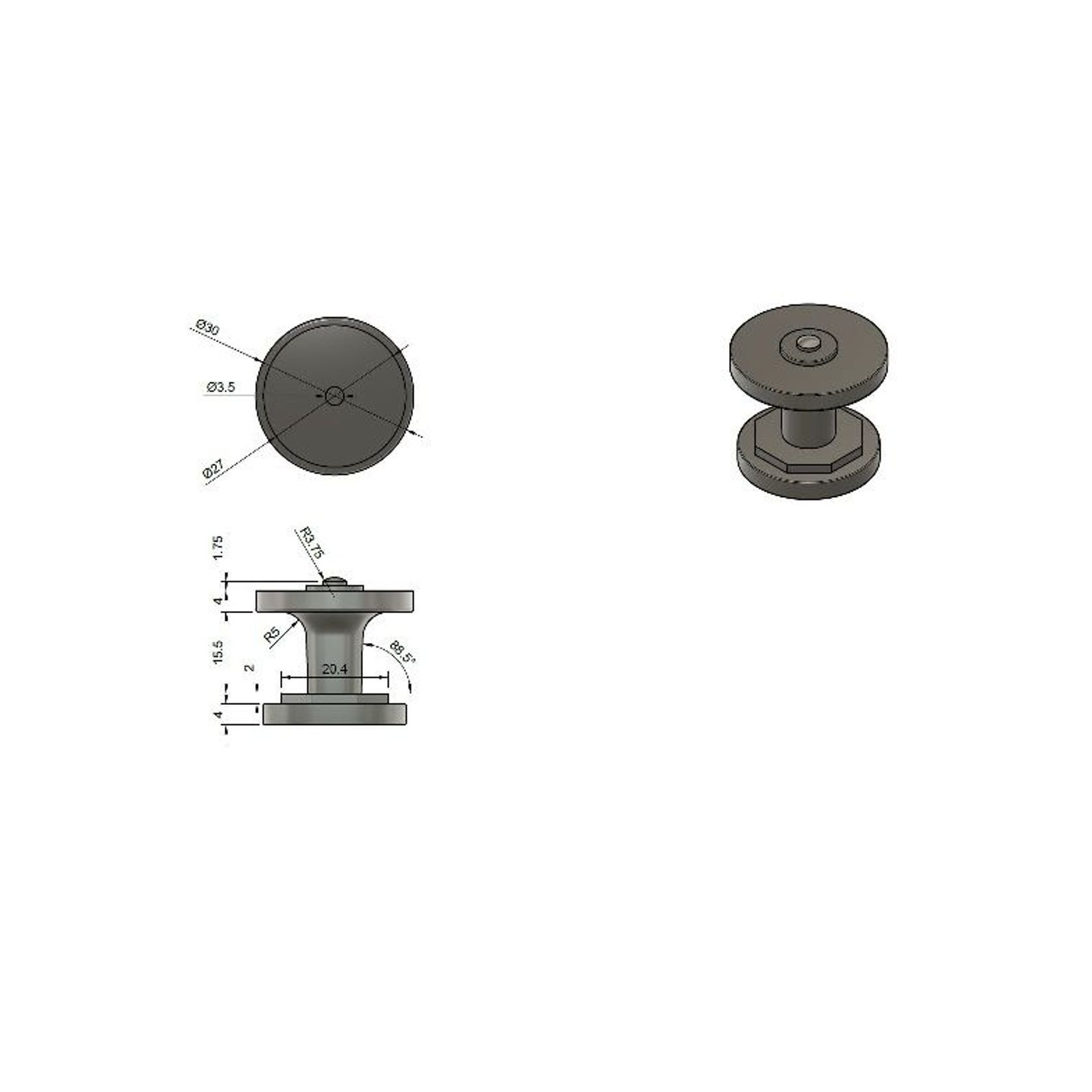 Gaziano Otto D Handle gallery detail image