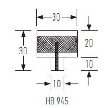 HB900 Series Solid Brass Cabinet Knobs gallery detail image
