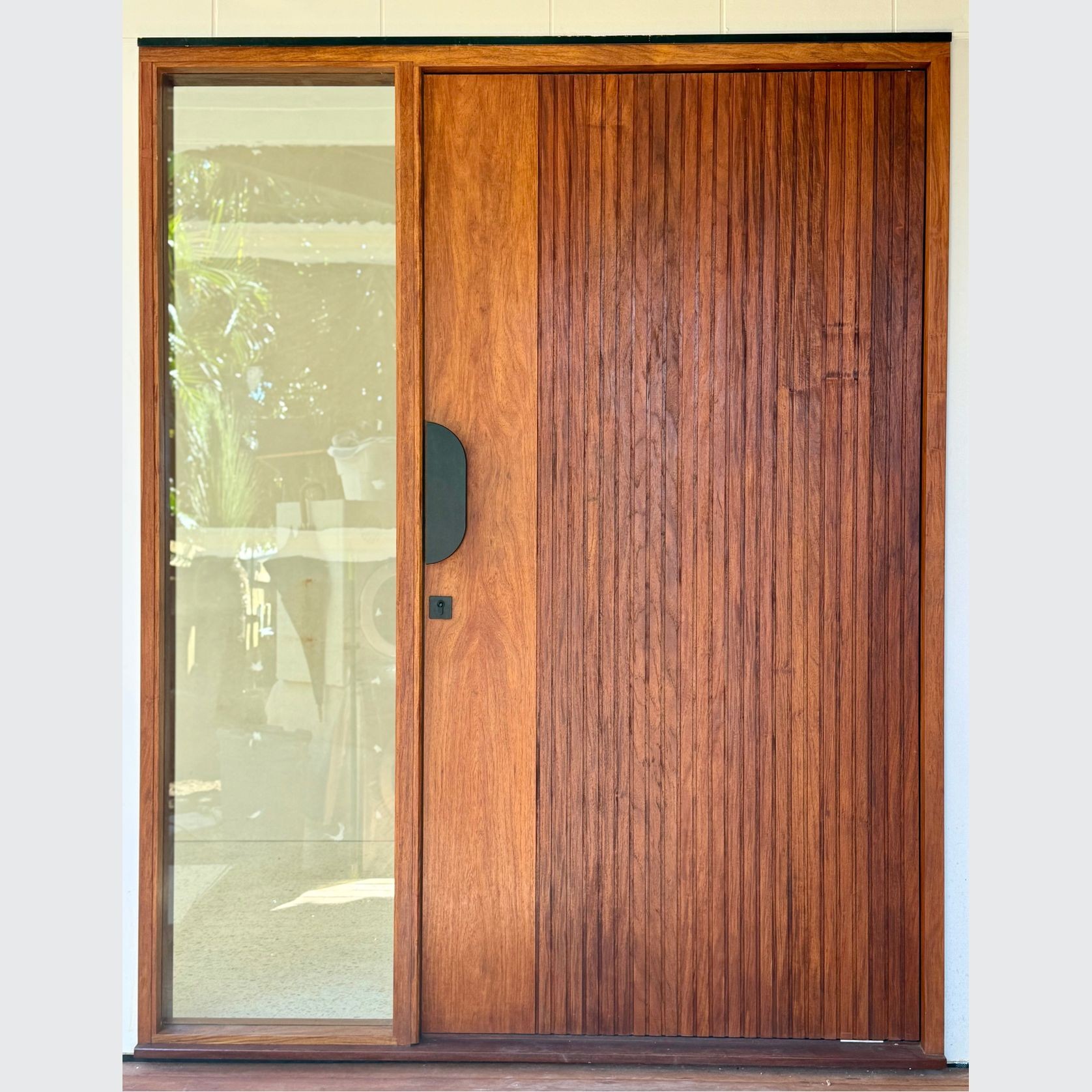 Hira Rounded Corners - Timber Door Handle - SDH004RC gallery detail image