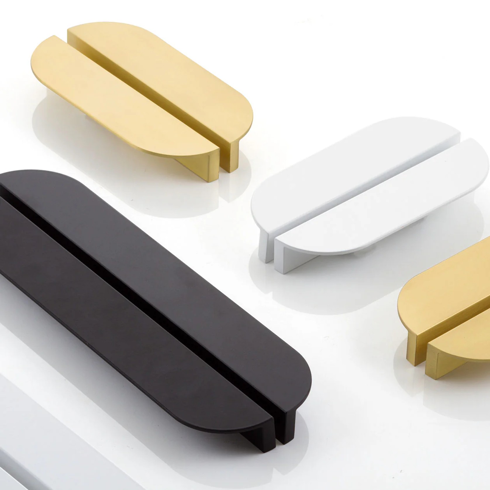 Matt White Ova Handles gallery detail image