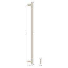 Textured Solid Brass Pull Handle - Plain gallery detail image