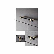 KT&CO Kitchen handles pull matte black Brass Byron Bay gallery detail image