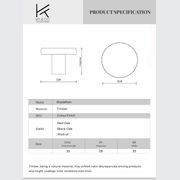 Busselton Round Natural Wood Kitchen Knobs gallery detail image