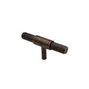 Kitchen Knurled handles solid Brass /aged antique brass Tallow Beach gallery detail image