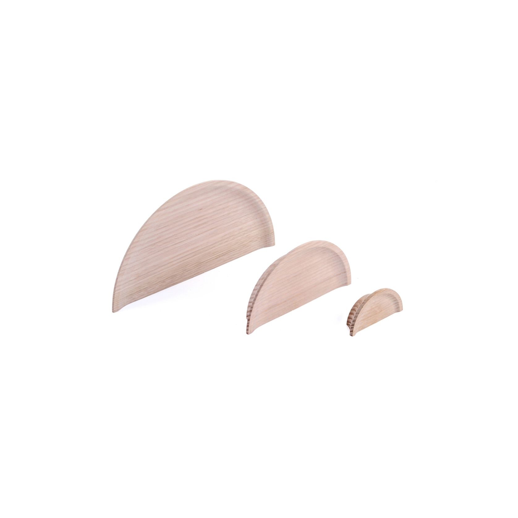Timber Dished Semi-Round I Handles gallery detail image