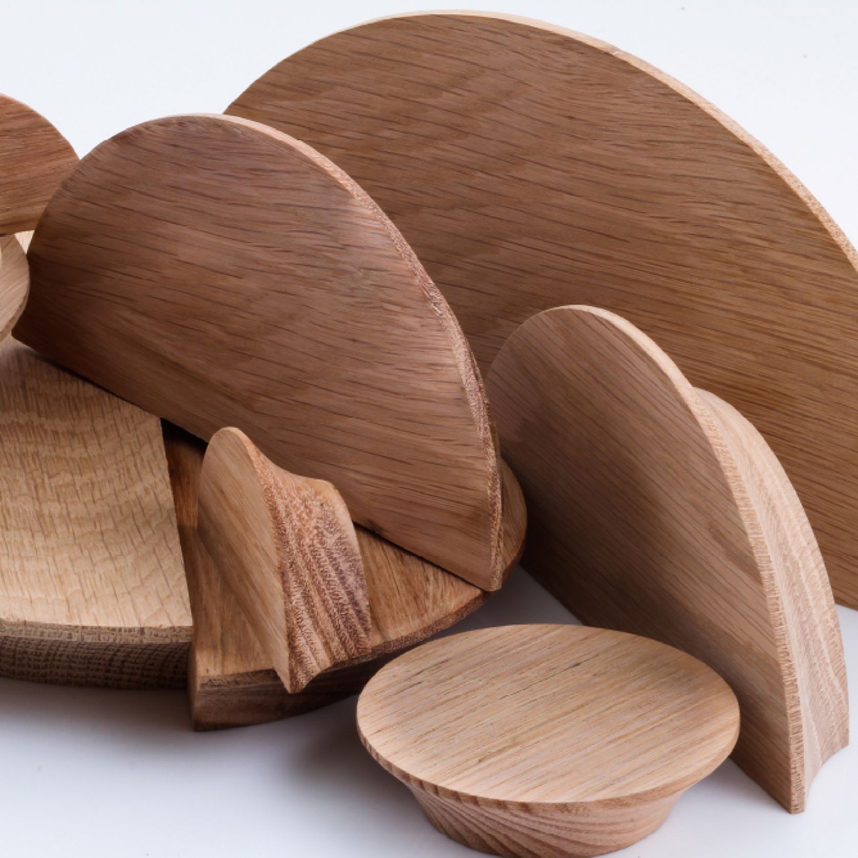Hand Crafted Timber Half Moon Handles gallery detail image