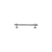 KT&CO Hampton style kitchen handles hamilton Murray Beach chrome/nickel/ brass /black gallery detail image