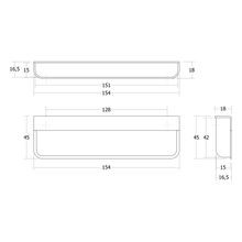 MOULE Recess Cabinet Handle gallery detail image