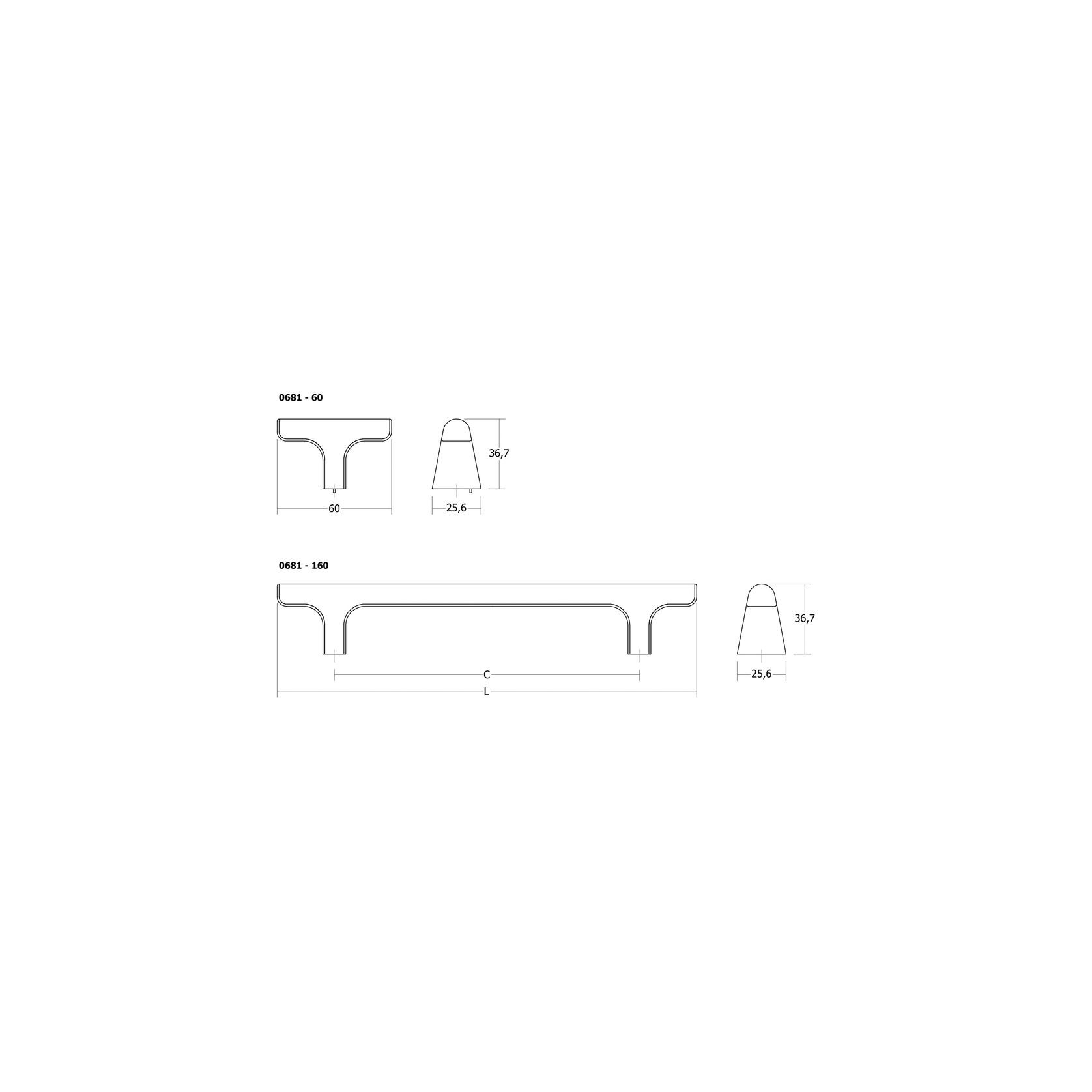 HINOKI WOOD Cabinet Handle gallery detail image