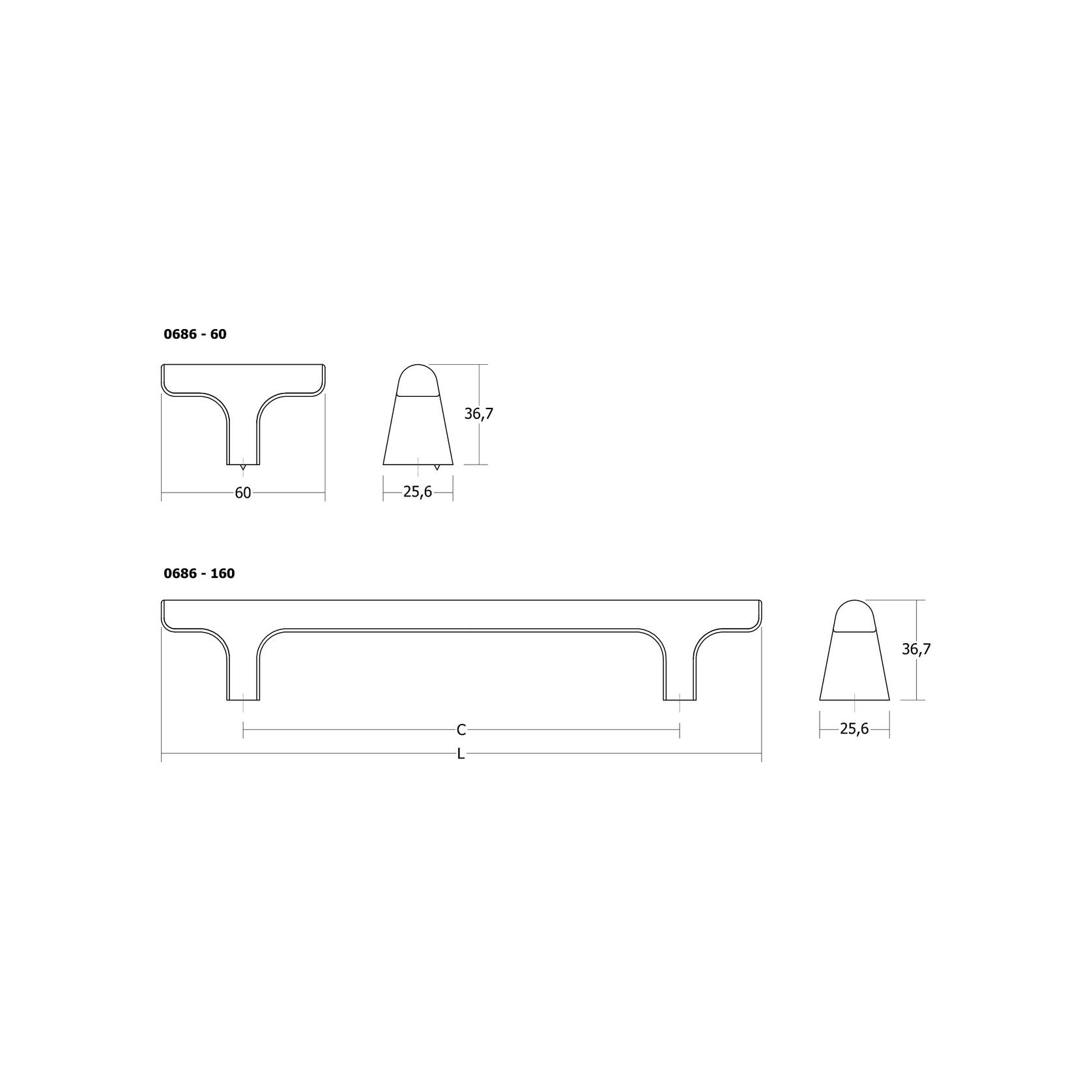 HINOKI Cabinet Handle gallery detail image