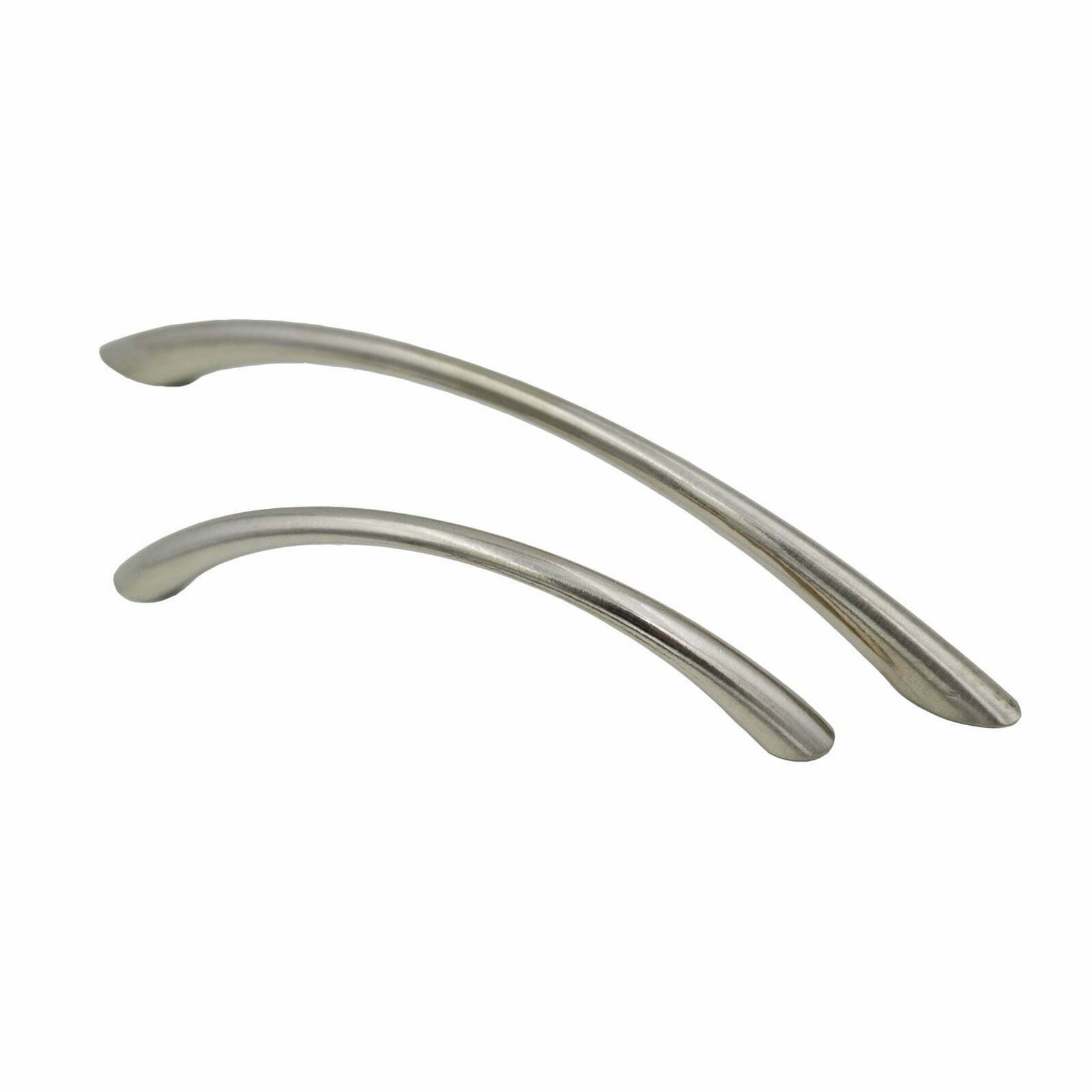 Kitchen cabinet bow handles Matt black /bushed nickel / chrome gallery detail image