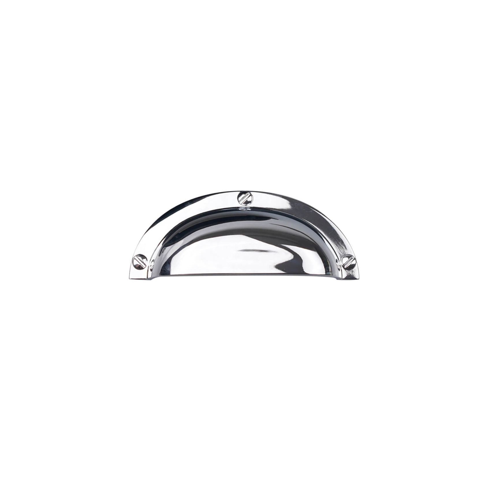 kitchen Cup Pull Handle Hampton style Gisborne matte black/ chrome / brushed nickel 64mm gallery detail image