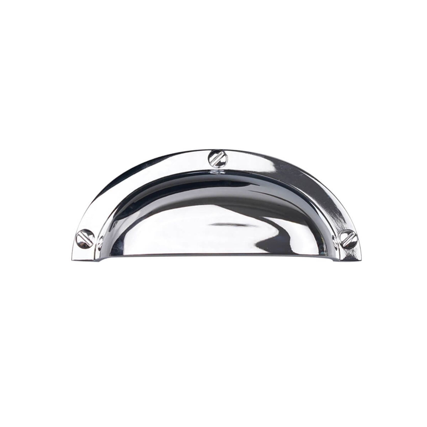 kitchen Cup Pull Handle Hampton style Gisborne matte black/ chrome / brushed nickel 64mm gallery detail image