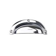 kitchen Cup Pull Handle Hampton style Gisborne matte black/ chrome / brushed nickel 64mm gallery detail image
