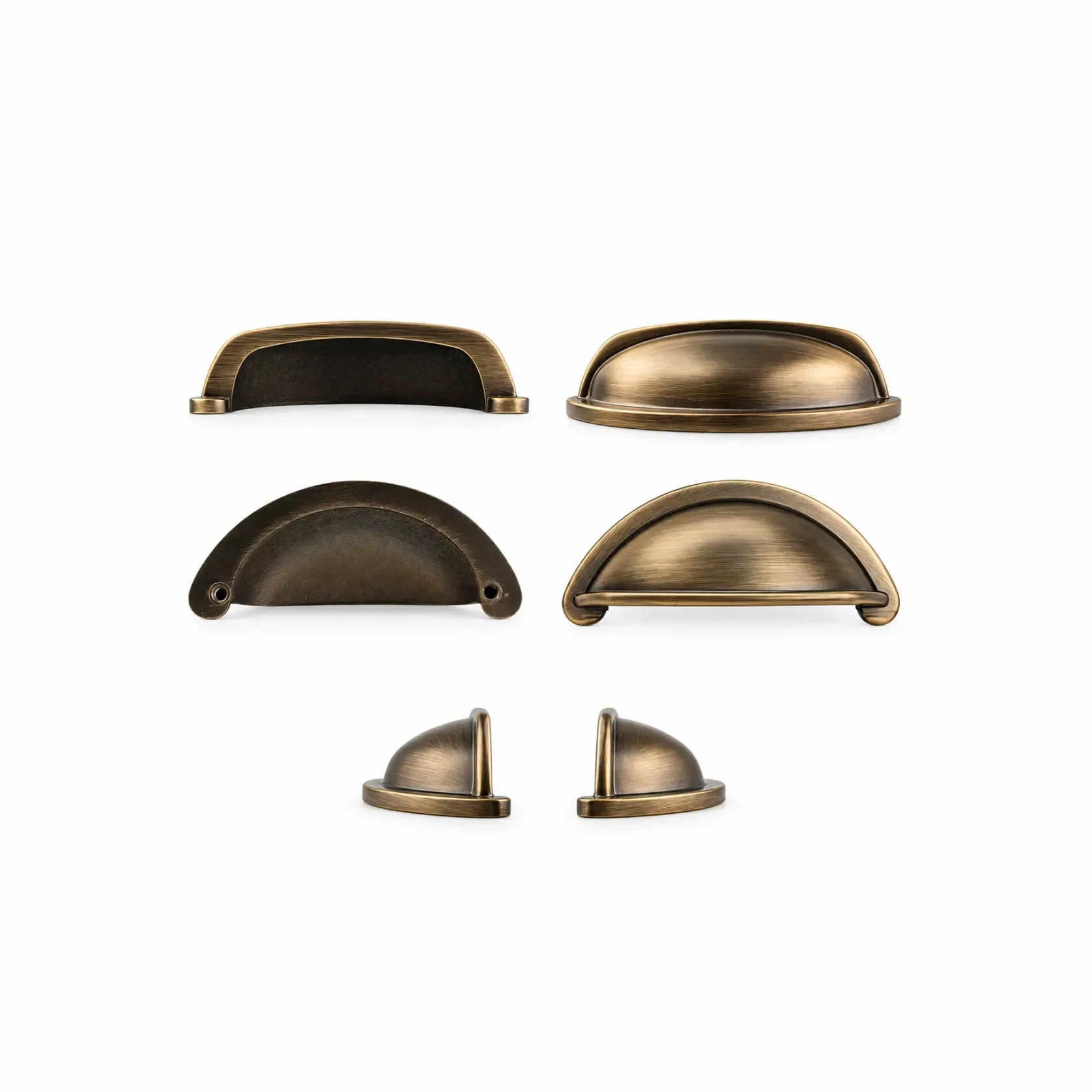 Portland Hampton Style Cup Pull Handles 76mm gallery detail image