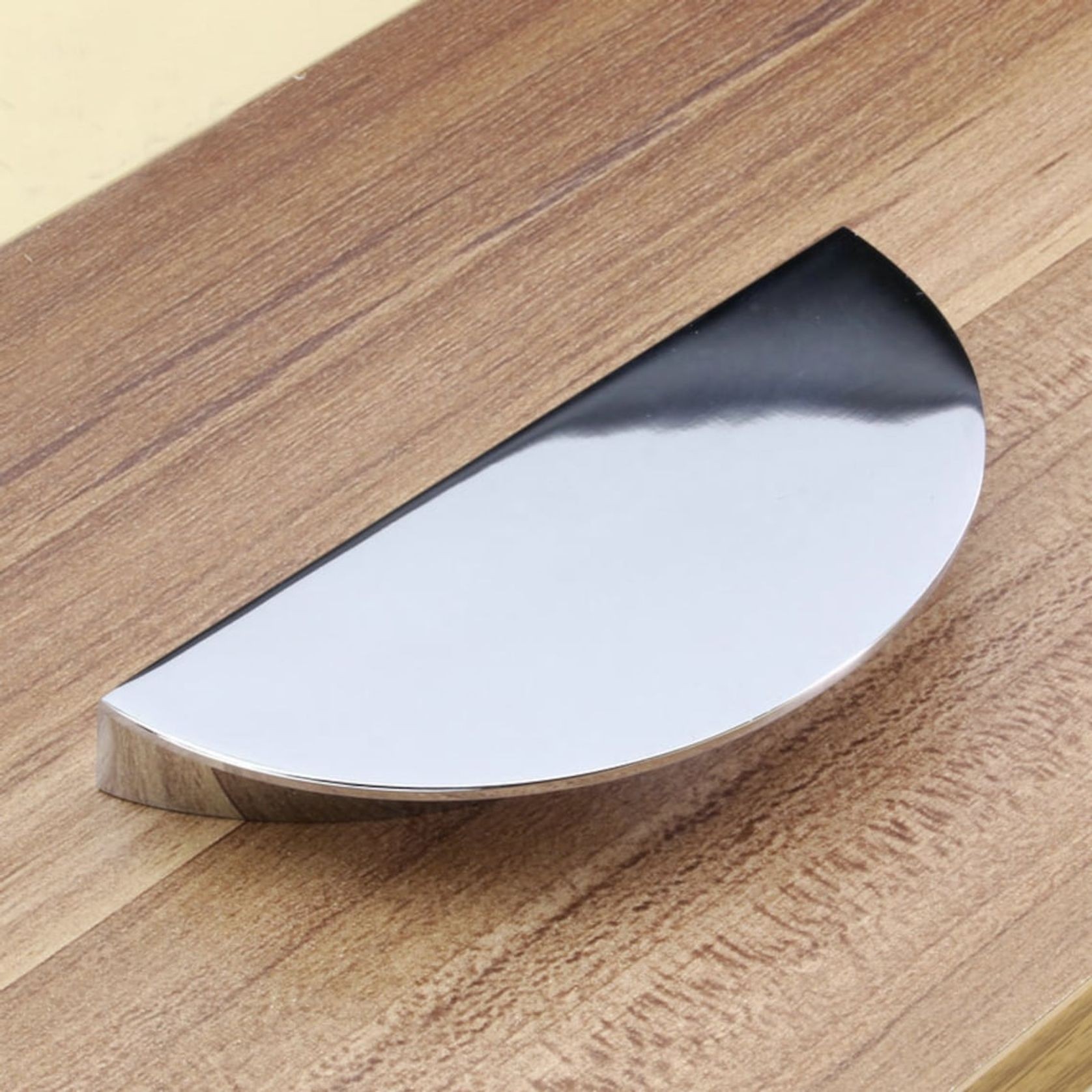 KT&CO Kitchen drawer handles luna pull half moon Bells Beach Matt black / brushed brass /Brushed nickel /chrome /white gallery detail image
