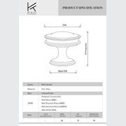 Kitchen drawer knobs Port Lincoln Matt black / brushed brass /Brushed nickel /chrome / Matt white gallery detail image