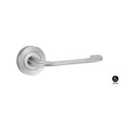 Lockwood 1220 Series Brass Round Rose Door Handles gallery detail image