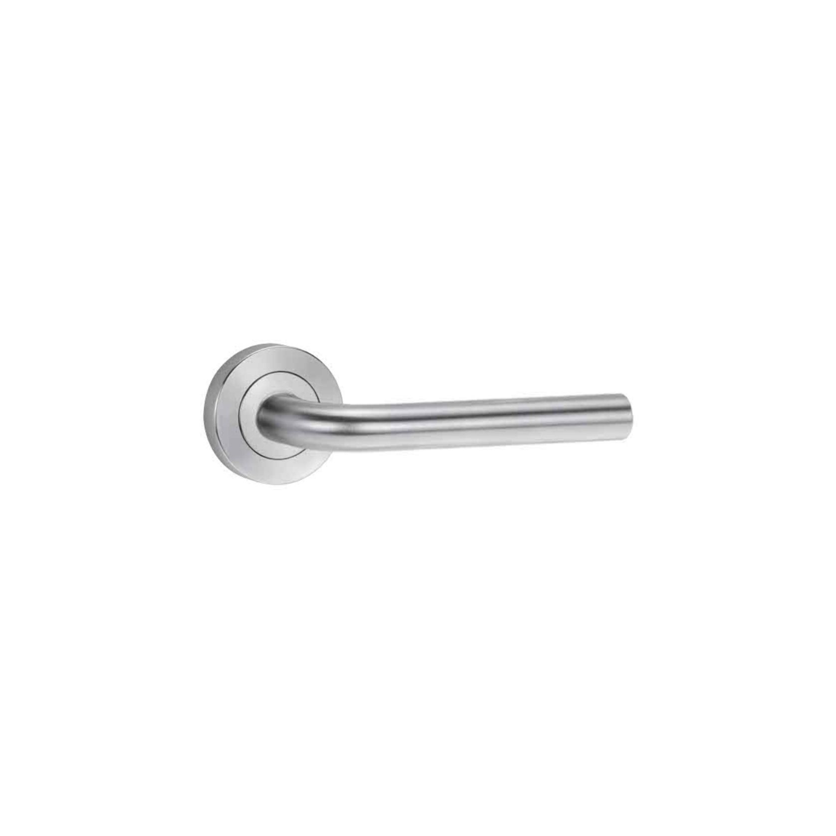 Lockwood 1220 Series Brass Round Rose Door Handles gallery detail image