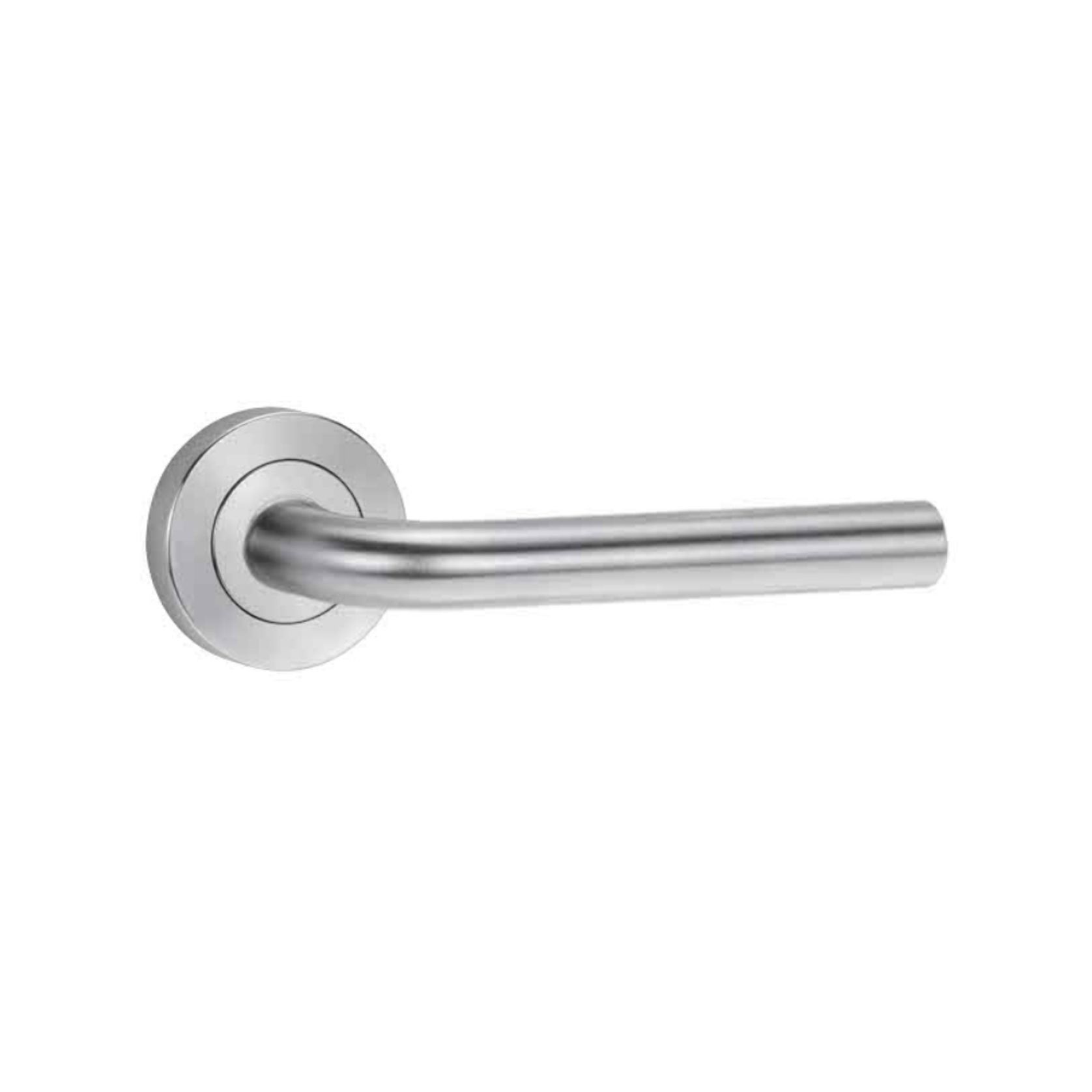 Lockwood 1220 Series Brass Round Rose Door Handles gallery detail image