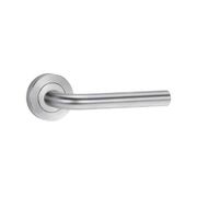 Lockwood 1220 Series Brass Round Rose Door Handles gallery detail image