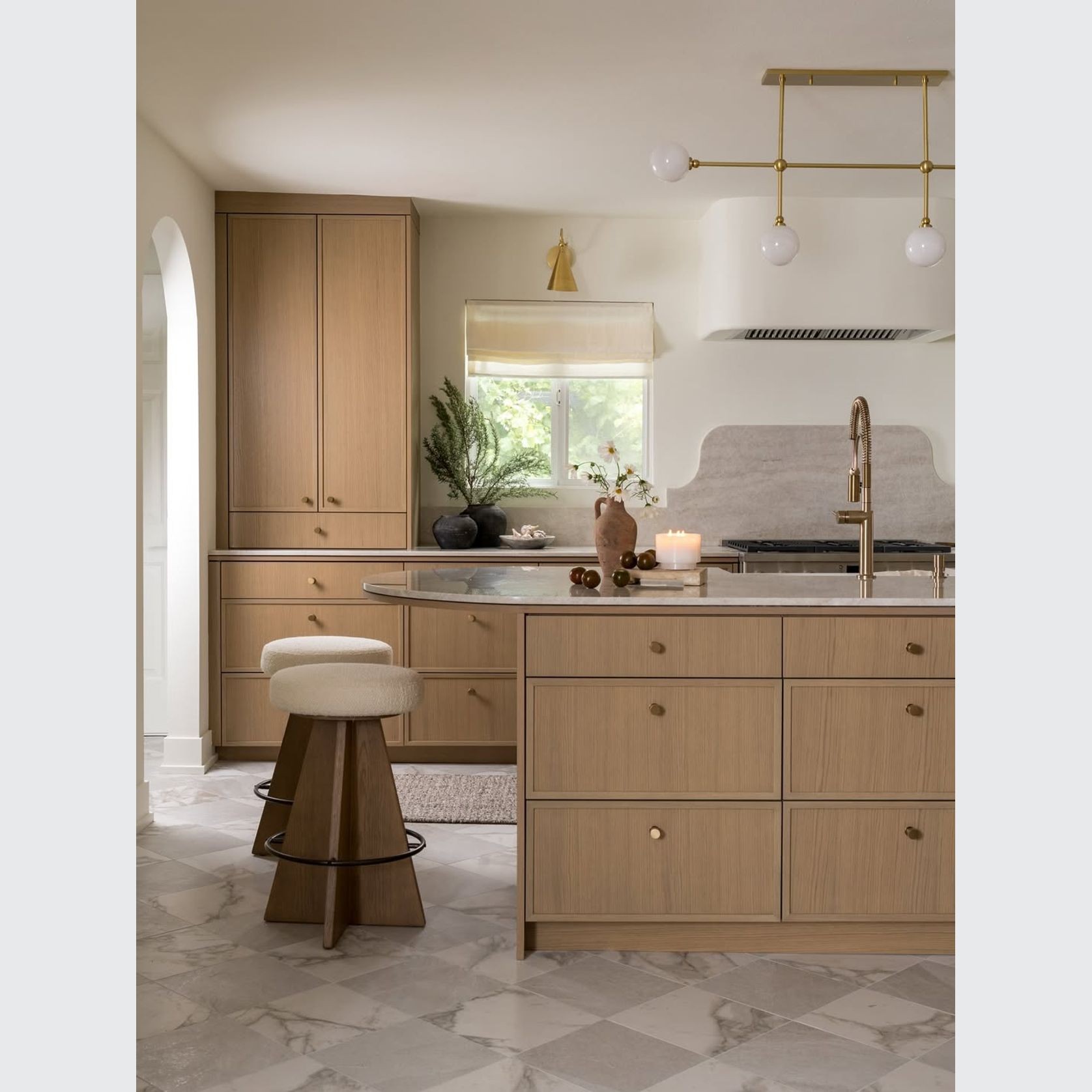 Solid Brass Knurled Kitchen Drawer Knobs gallery detail image