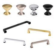 KT&CO Kitchen hamptons handles shepparton Matt black/Brushed brass/Brushed nickel/Chrome gallery detail image