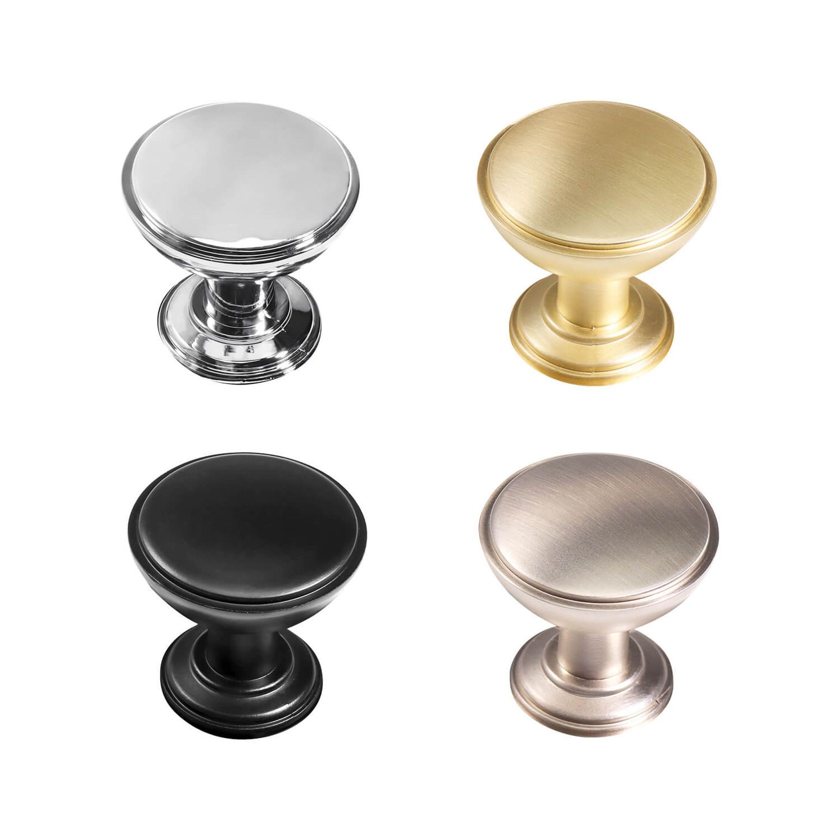 KT&CO Kitchen hamptons handles shepparton Matt black/Brushed brass/Brushed nickel/Chrome gallery detail image
