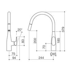Contura® II Pull Out Sink Mixer gallery detail image