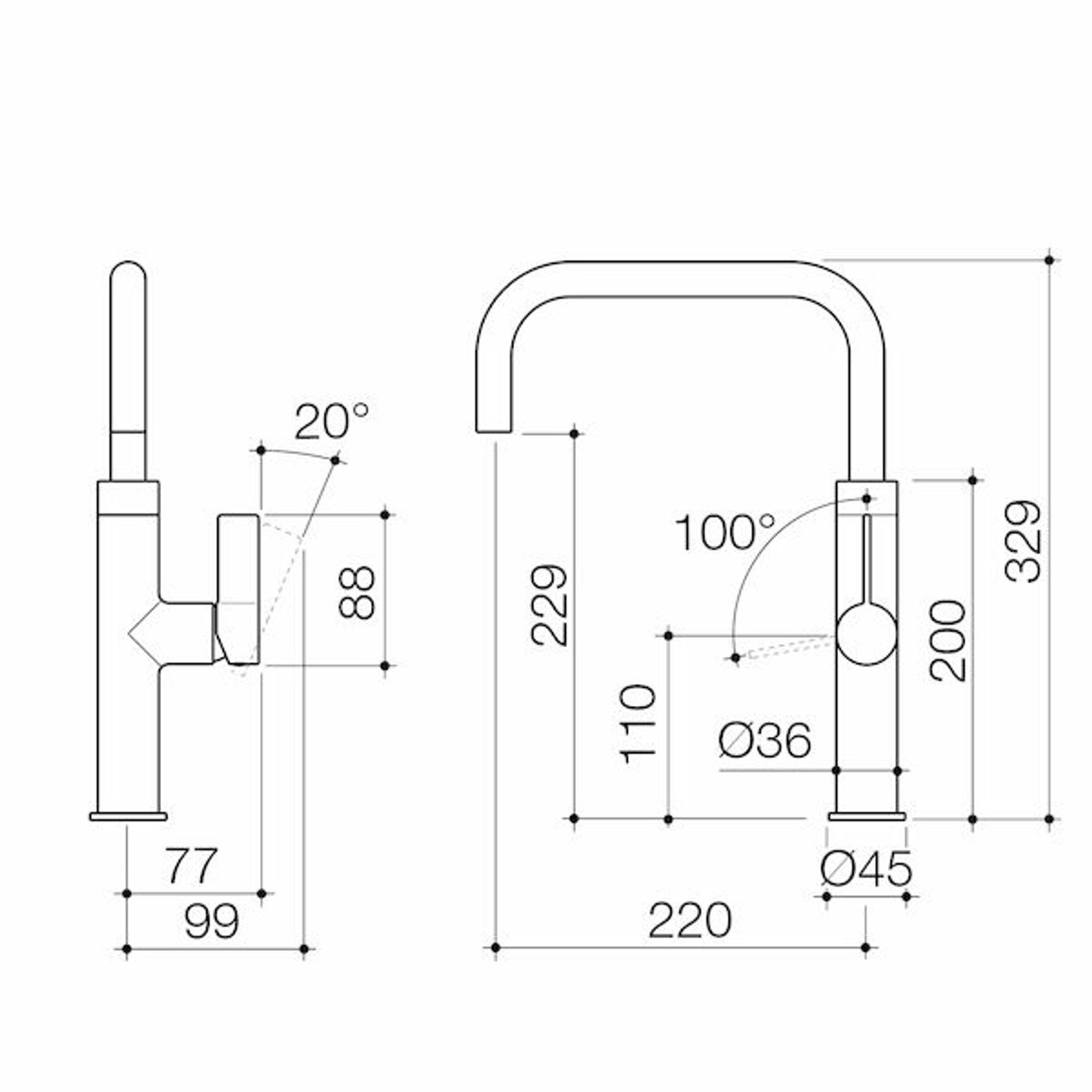 Urbane II Sink Mixer - All Pressure - Lead Free gallery detail image