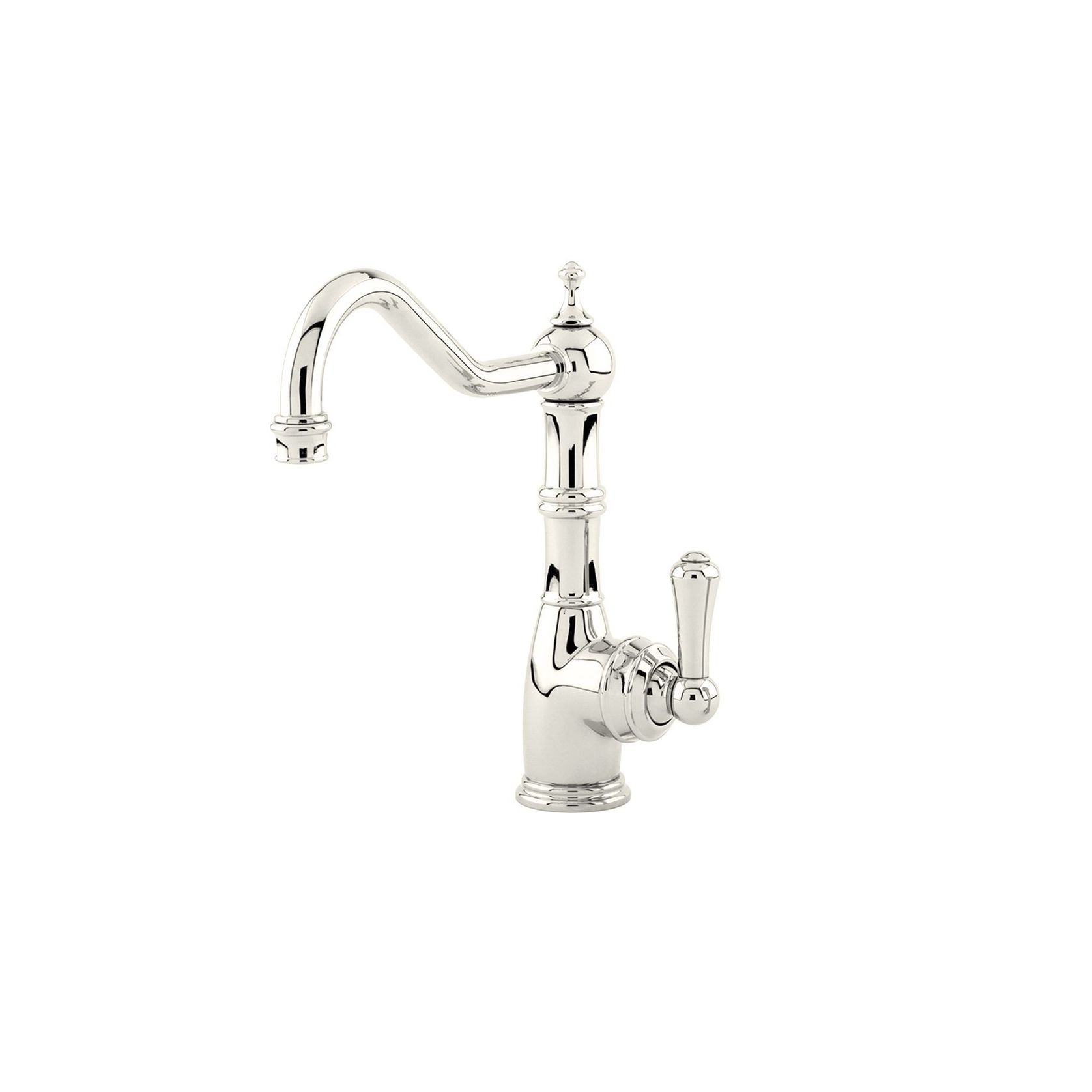 Perrin & Rowe - Aquitaine Country 1 Hole Sink Mixer With Single Metal Lever gallery detail image