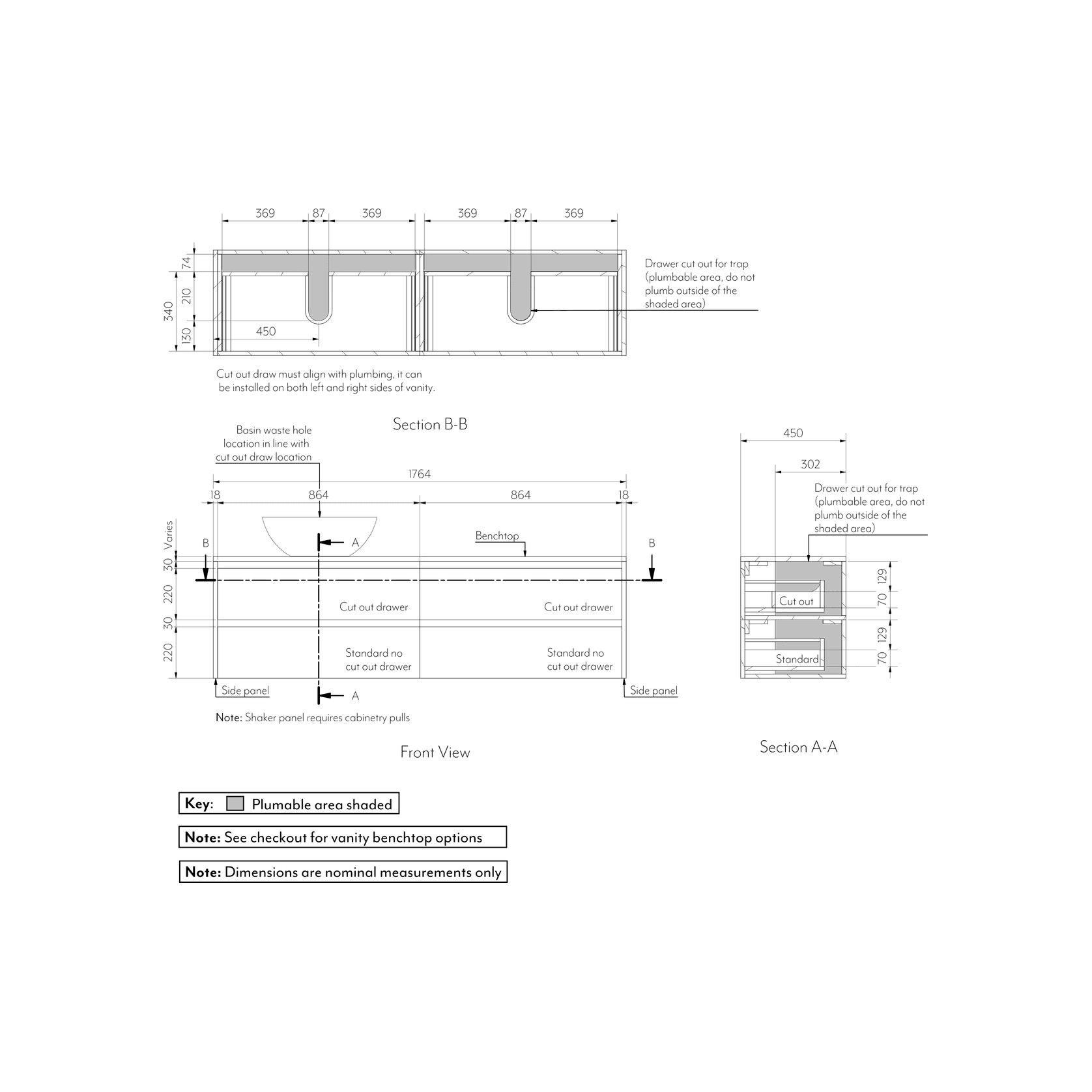 Addison 4 Drawer | Glacier gallery detail image