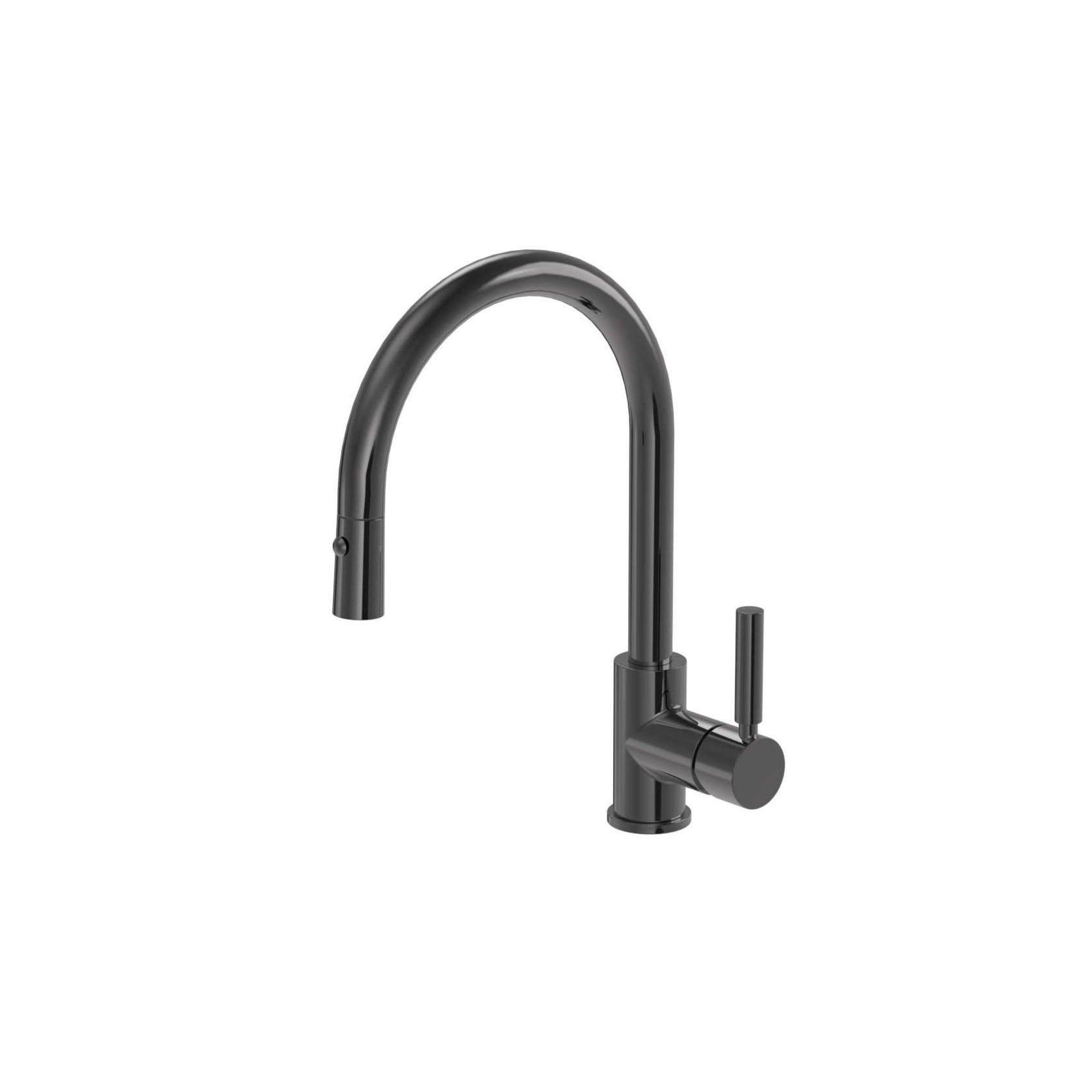 Buddy Pro Kitchen Mixer Round Spout With Pull Out Spray gallery detail image
