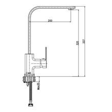 Easy-fix Chrome Kitchen Mixer CH1046.KM gallery detail image